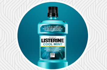 LISTERINE® is Clinically Proven to be 5x More Effective Than Flossing for Plaque Reduction