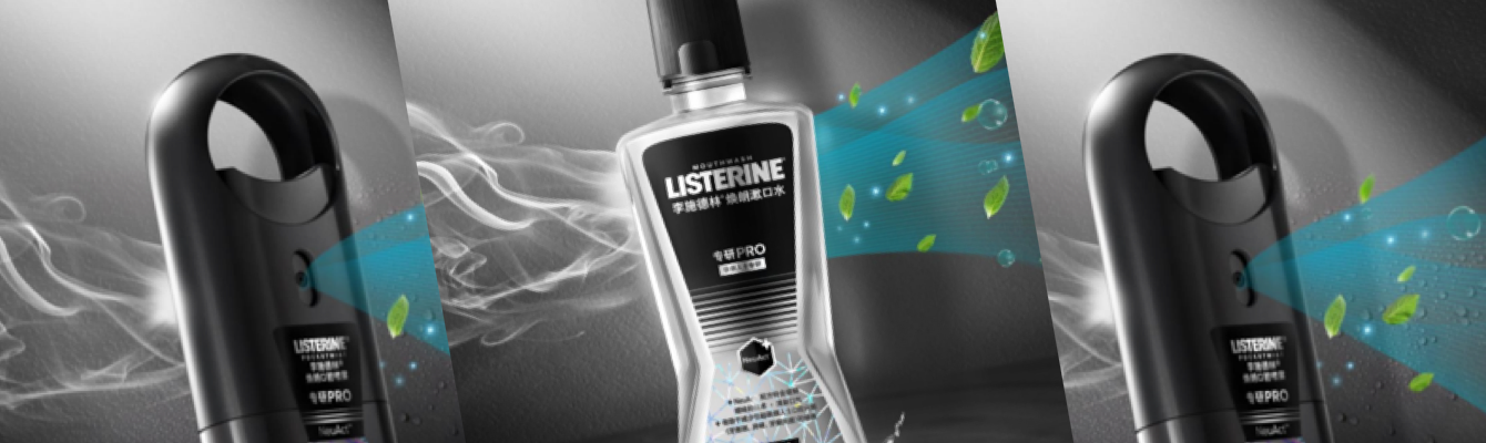 Enxaguante bucal e Pocket Mist Listerine Pro